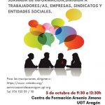 Cartel Jornada VIH: Derechos y discriminación en el Ámbito Laboral