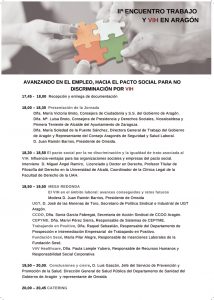 Programa II Jornada Laboral en Aragón