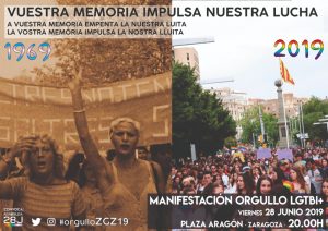 Cartel Manifestación 28 de Junio 2019