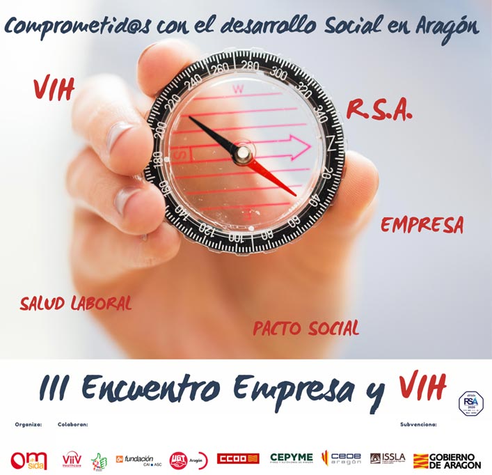 Cartel mini Empresa VIH