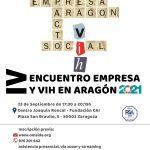 Cartel IV Encuentro Empresa y VIH en Aragón