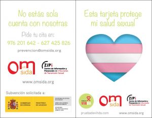 Tarjeta campaña mujeres trans trabajadoras del sexo (exterior)