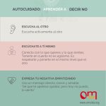 Infografía Aprender a decir NO