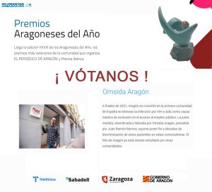 Omisda nominada al Premio Aragoneses del Año