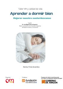 Taller aprender a dormir