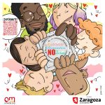 Cartel "El amor romántico no te protege"