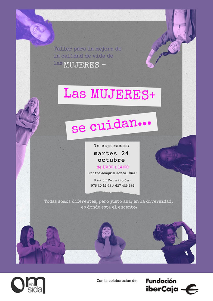 Cartel Taller Las Mujeres VIH + Se Cuidan