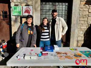 Mesa Informativa en Plaza Mayor de Boltaña (Huesca)