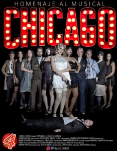 Cartel Musical Chicago de 4Music Teatral